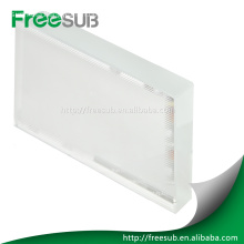 blank sublimation crystal with coating